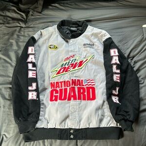 Chase Authentic’s black and grey Dale Earnhardt Jr Nascar jacket size Large